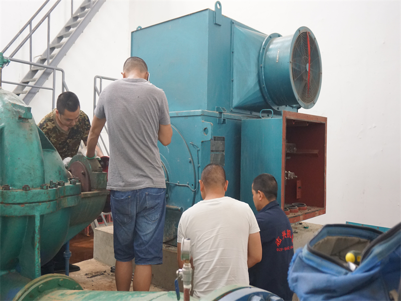 800KW變頻調(diào)速三相異步電機維修